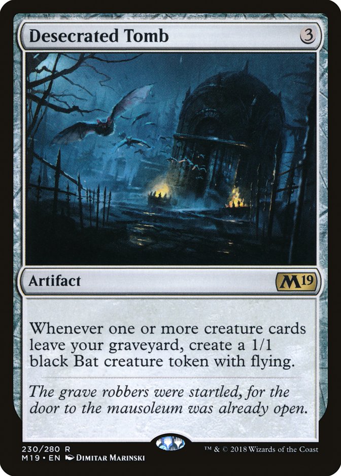 Desecrated Tomb [Core Set 2019] | Game Haven TX