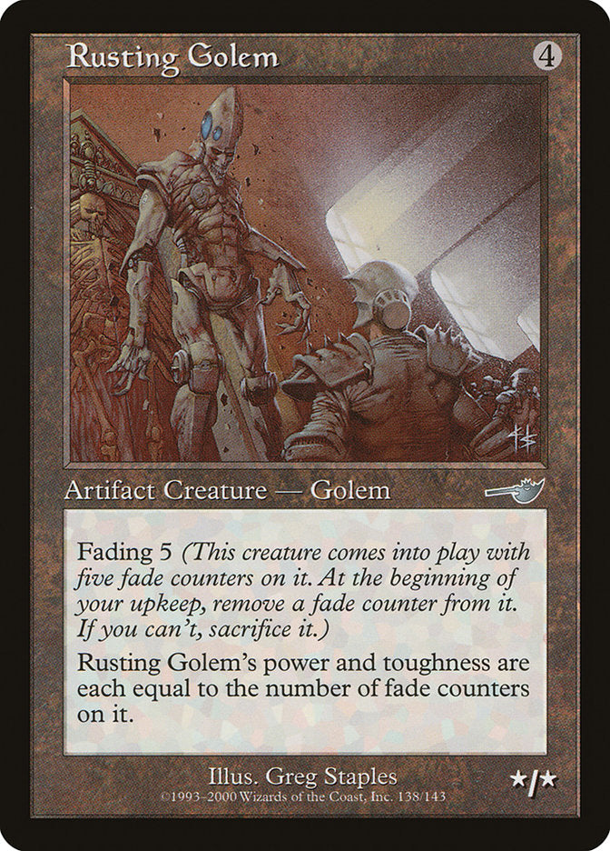 Rusting Golem [Nemesis] | Game Haven TX