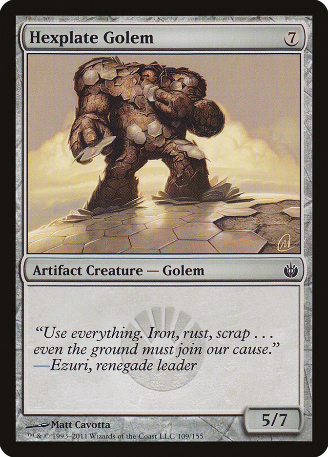 Hexplate Golem [Mirrodin Besieged] | Game Haven TX