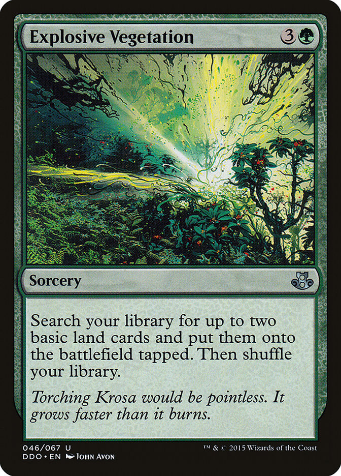 Explosive Vegetation [Duel Decks: Elspeth vs. Kiora] | Game Haven TX