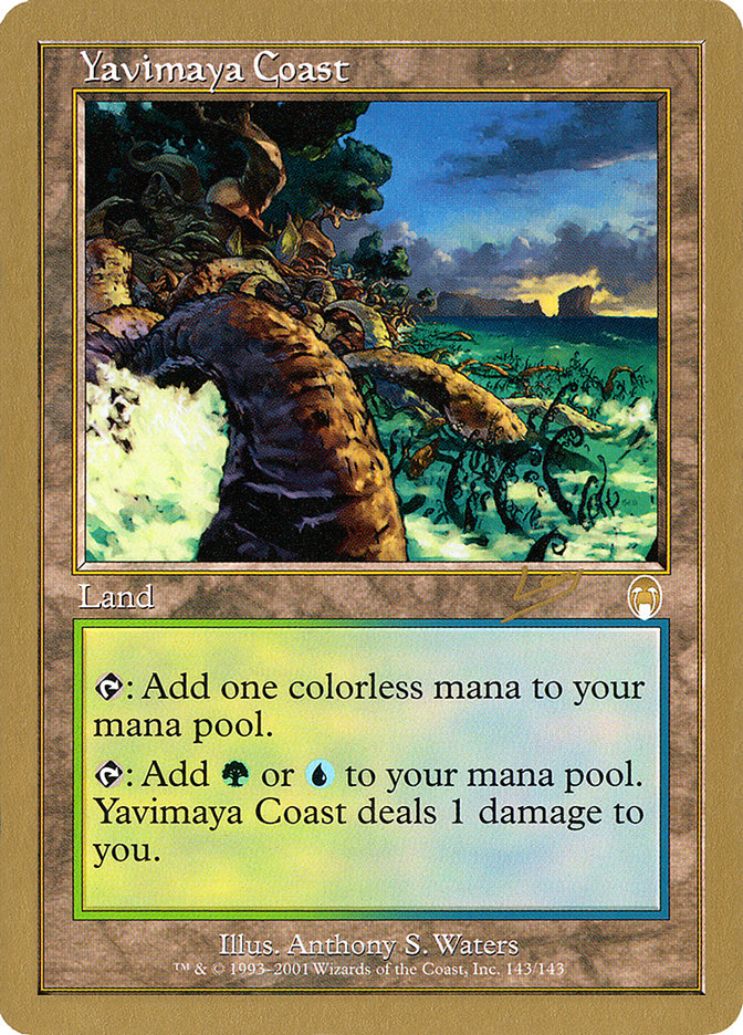 Yavimaya Coast (Raphael Levy) [World Championship Decks 2002] | Game Haven TX