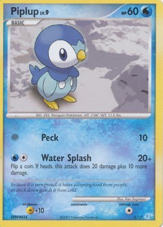 Piplup (5/12) [Diamond & Pearl: Trainer Kit - Manaphy] | Game Haven TX