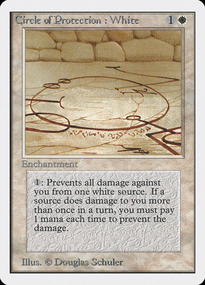 Circle of Protection: White [Unlimited Edition] | Game Haven TX