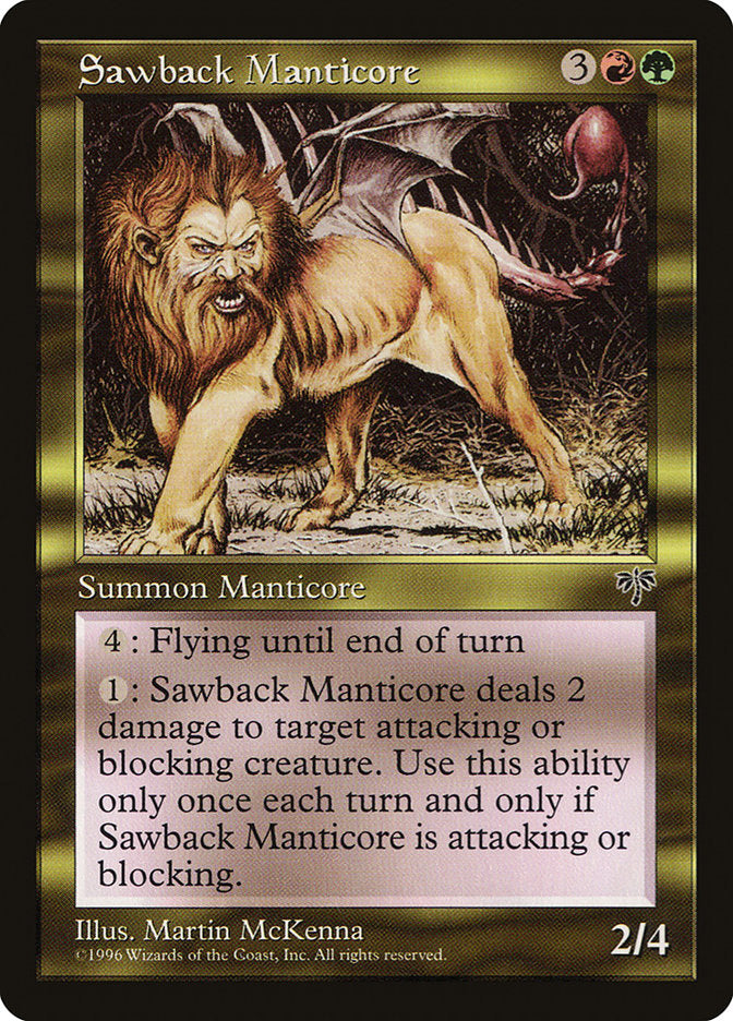Sawback Manticore [Mirage] | Game Haven TX