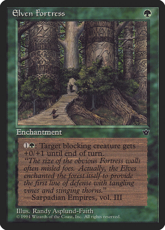 Elven Fortress (Randy Asplund-Faith) [Fallen Empires] | Game Haven TX