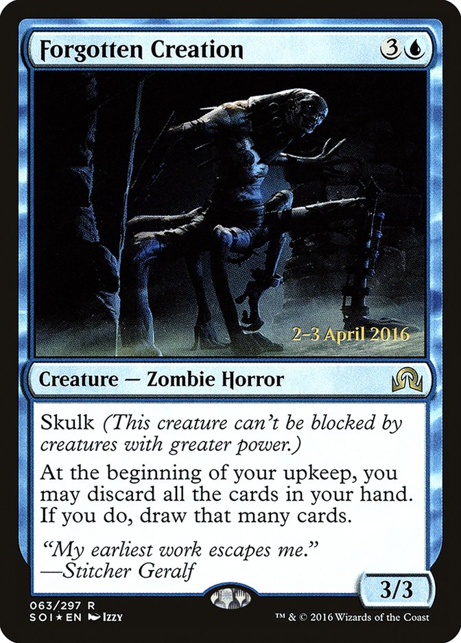 Forgotten Creation [Shadows over Innistrad Promos] | Game Haven TX