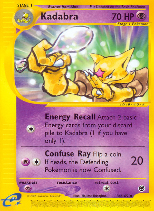 Kadabra (84/165) [Expedition: Base Set] | Game Haven TX