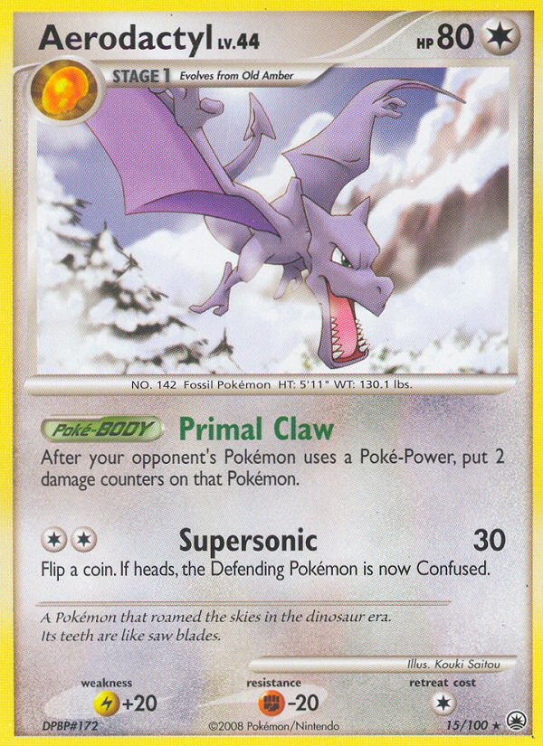 Aerodactyl (15/100) [Diamond & Pearl: Majestic Dawn] | Game Haven TX