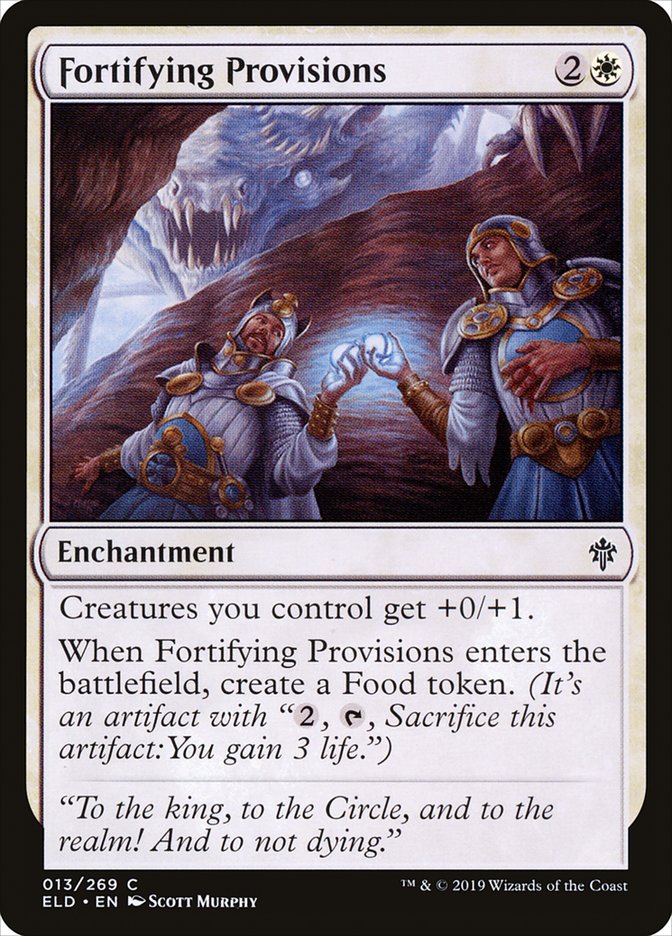 Fortifying Provisions [Throne of Eldraine] | Game Haven TX