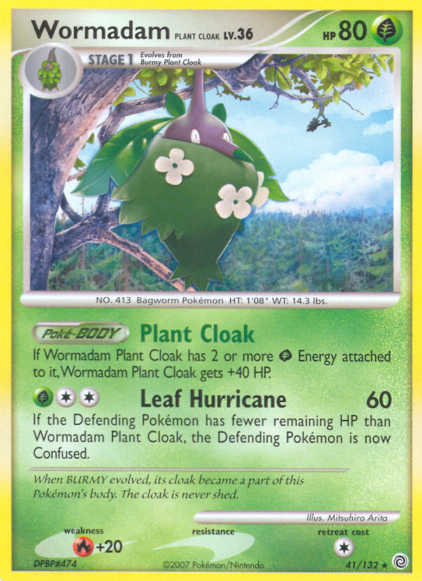 Wormadam Plant Cloak (41/132) [Diamond & Pearl: Secret Wonders] | Game Haven TX