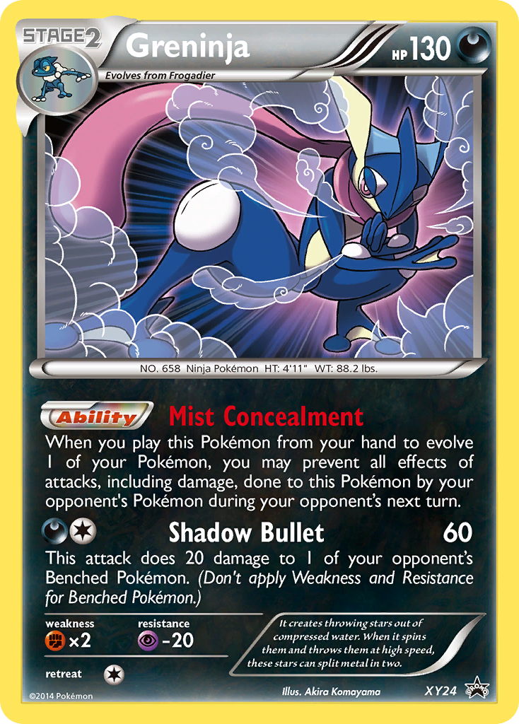 Greninja (XY24) [XY: Black Star Promos] | Game Haven TX