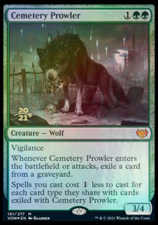 Cemetery Prowler [Innistrad: Crimson Vow Prerelease Promos] | Game Haven TX