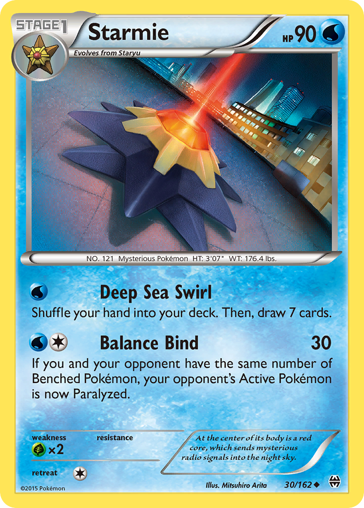 Starmie (30/162) [XY: BREAKthrough] | Game Haven TX