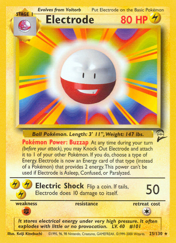 Electrode (25/130) [Base Set 2] | Game Haven TX