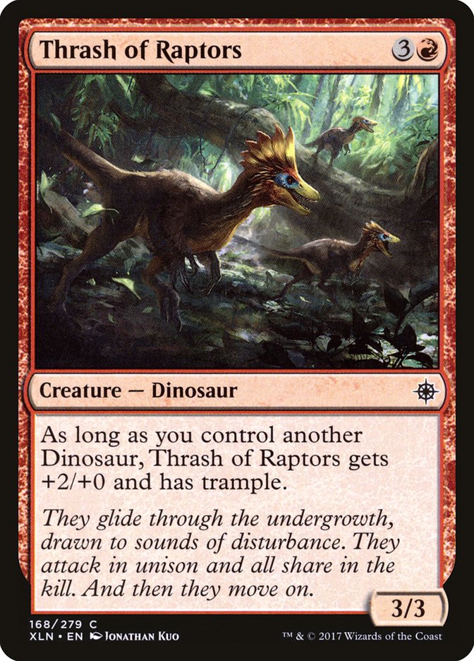Thrash of Raptors [Ixalan] | Game Haven TX