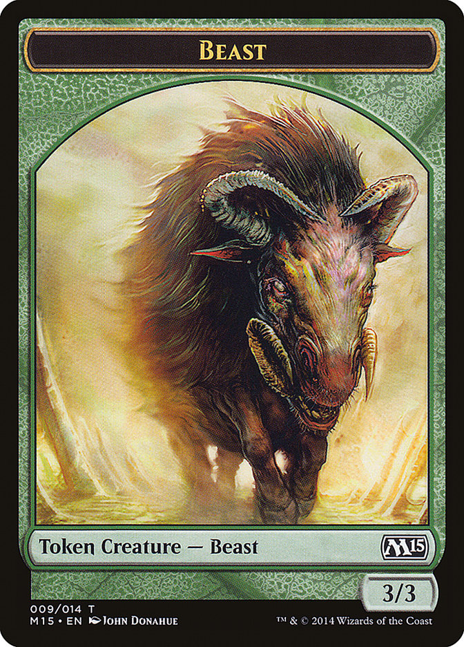 Beast (009/014) [Magic 2015 Tokens] | Game Haven TX