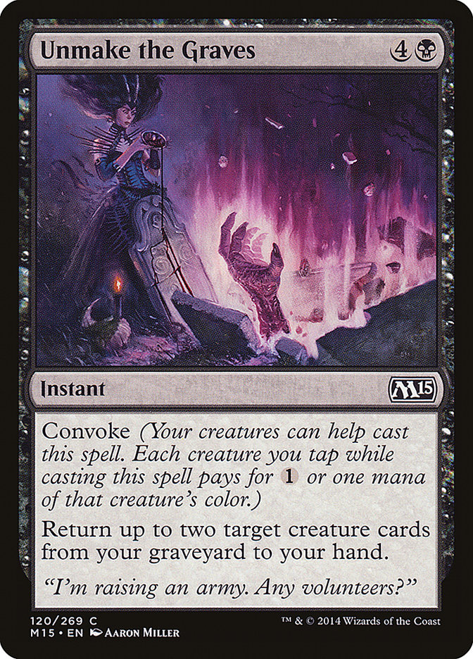 Unmake the Graves [Magic 2015] | Game Haven TX