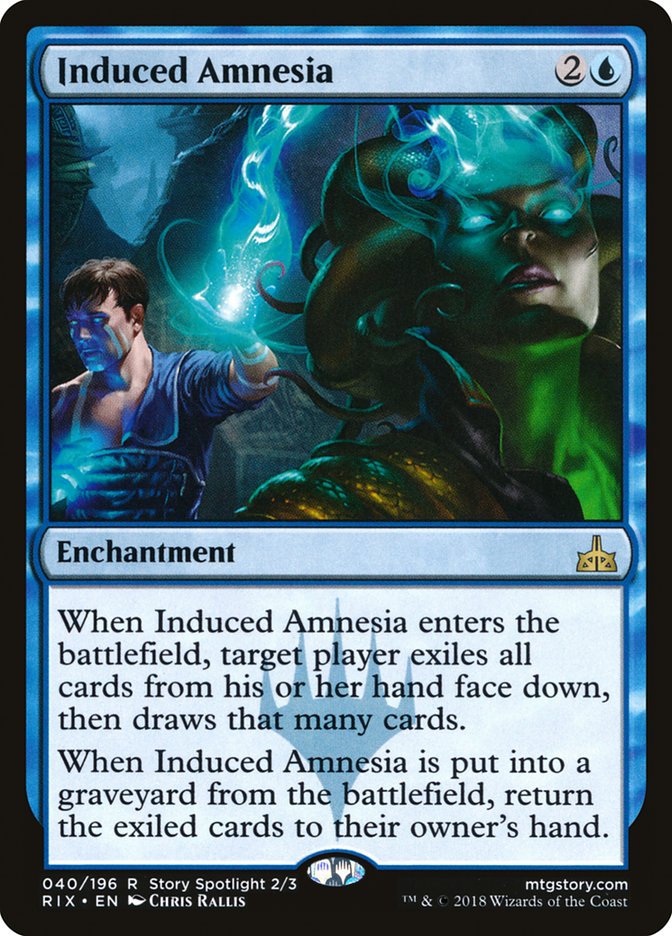 Induced Amnesia [Rivals of Ixalan] | Game Haven TX