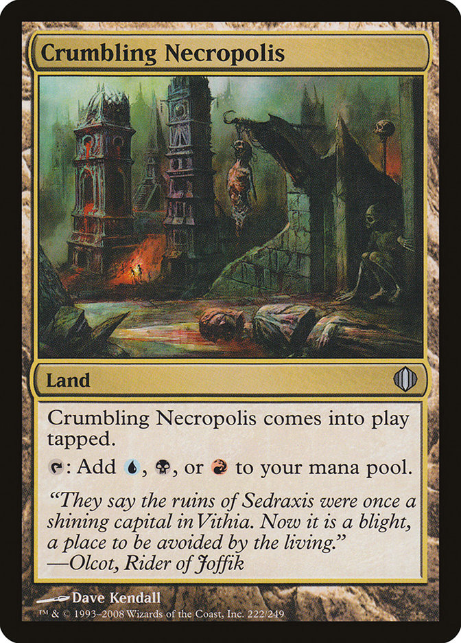 Crumbling Necropolis [Shards of Alara] | Game Haven TX
