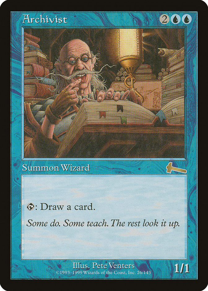 Archivist [Urza's Legacy] | Game Haven TX