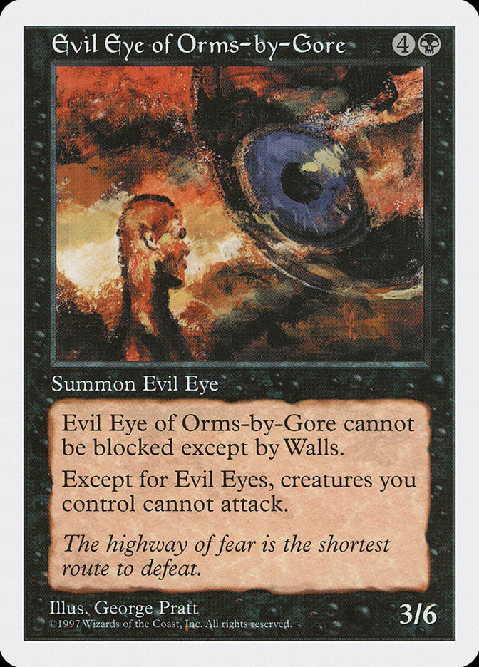 Evil Eye of Orms-by-Gore [Fifth Edition] | Game Haven TX