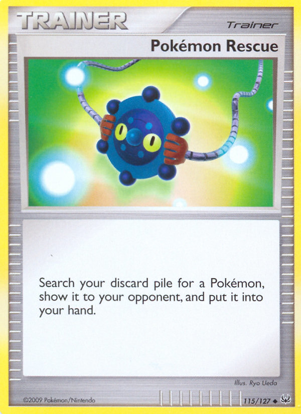 Pokemon Rescue (115/127) [Platinum: Base Set] | Game Haven TX