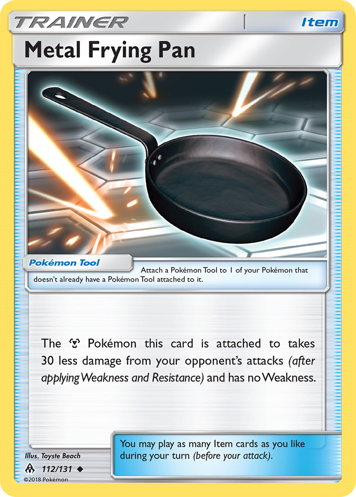 Metal Frying Pan (112/131) [Sun & Moon: Forbidden Light] | Game Haven TX