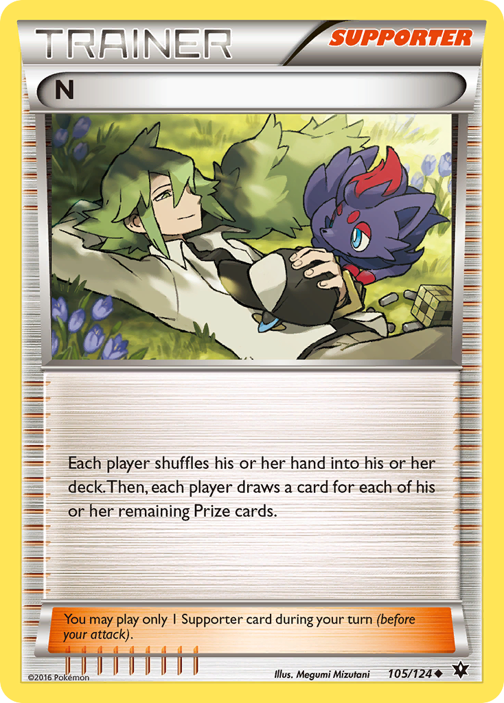 N (105/124) [XY: Fates Collide] | Game Haven TX