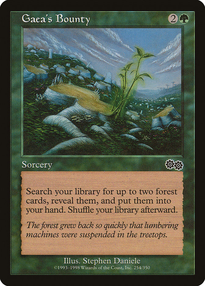 Gaea's Bounty [Urza's Saga] | Game Haven TX