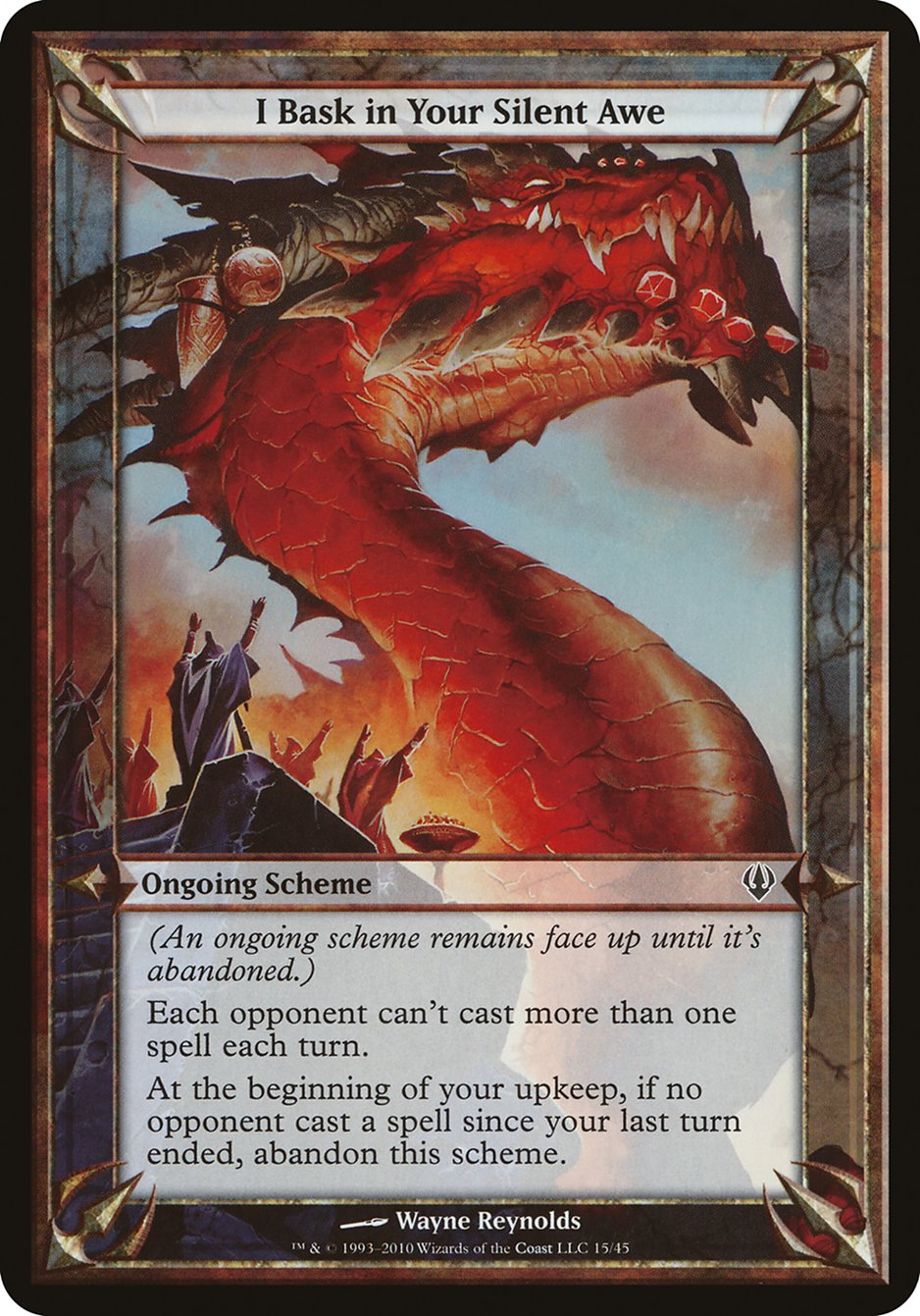 I Bask in Your Silent Awe [Archenemy Schemes] | Game Haven TX