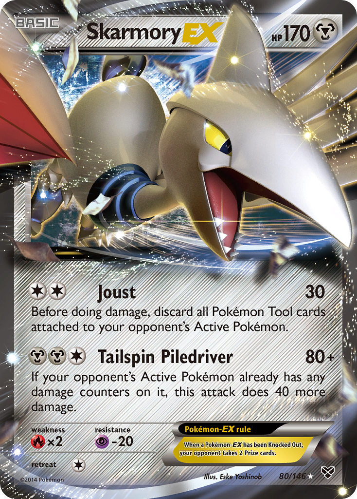 Skarmory EX (80/146) [XY: Base Set] | Game Haven TX