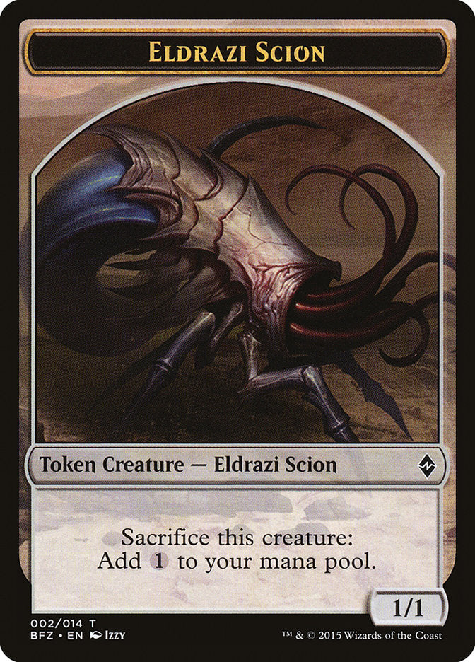 Eldrazi Scion (002/014) [Battle for Zendikar Tokens] | Game Haven TX