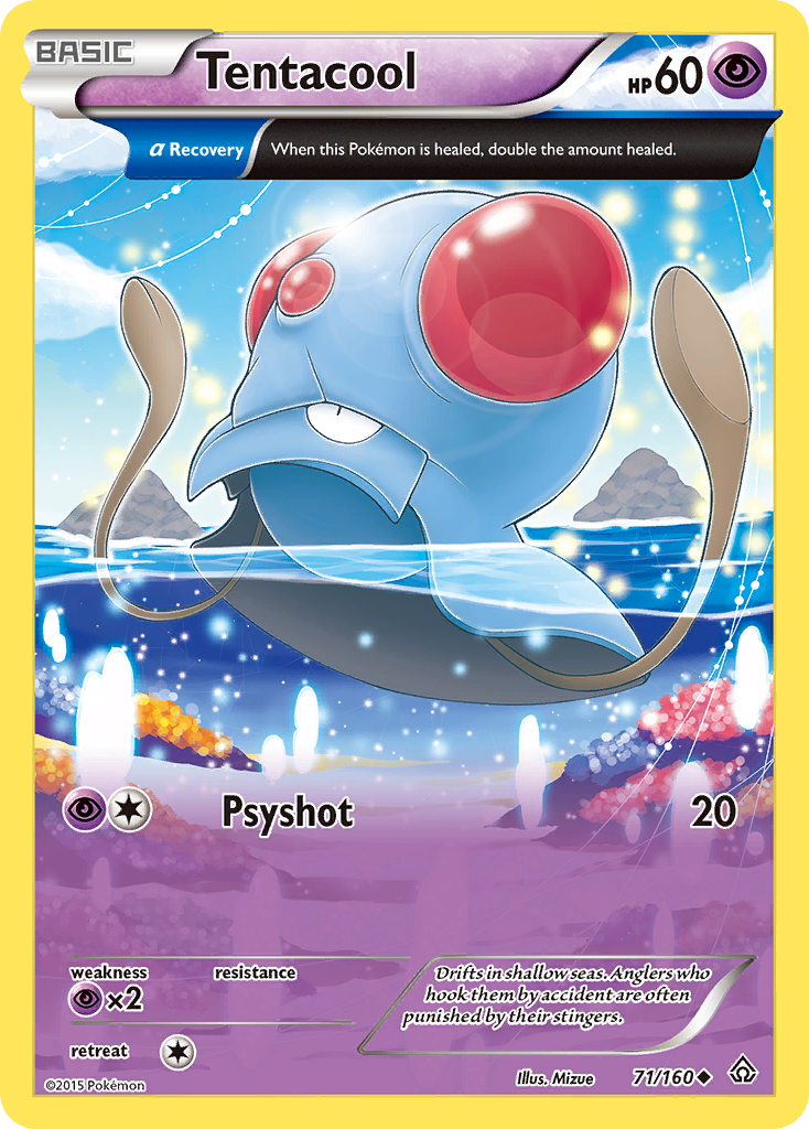 Tentacool (71/160) [XY: Primal Clash] | Game Haven TX