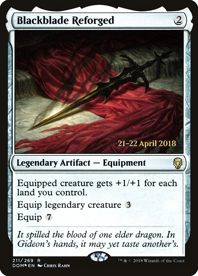 Blackblade Reforged [Dominaria Promos] | Game Haven TX