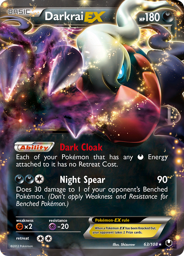 Darkrai EX (63/108) [Black & White: Dark Explorers] | Game Haven TX
