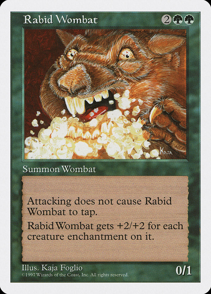 Rabid Wombat [Fifth Edition] | Game Haven TX