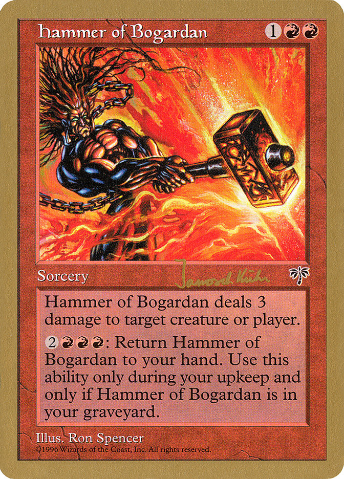Hammer of Bogardan (Janosch Kuhn) [World Championship Decks 1997] | Game Haven TX