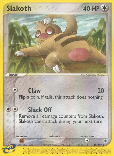 Slakoth (45/109) [EX: Ruby & Sapphire] | Game Haven TX