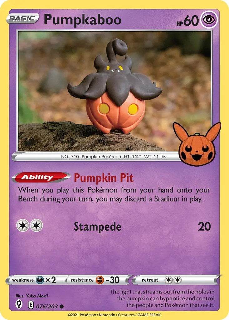 Pumpkaboo (076/203) [Trick or Trade] | Game Haven TX