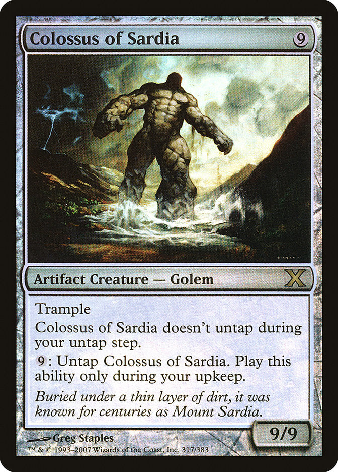 Colossus of Sardia (Premium Foil) [Tenth Edition] | Game Haven TX