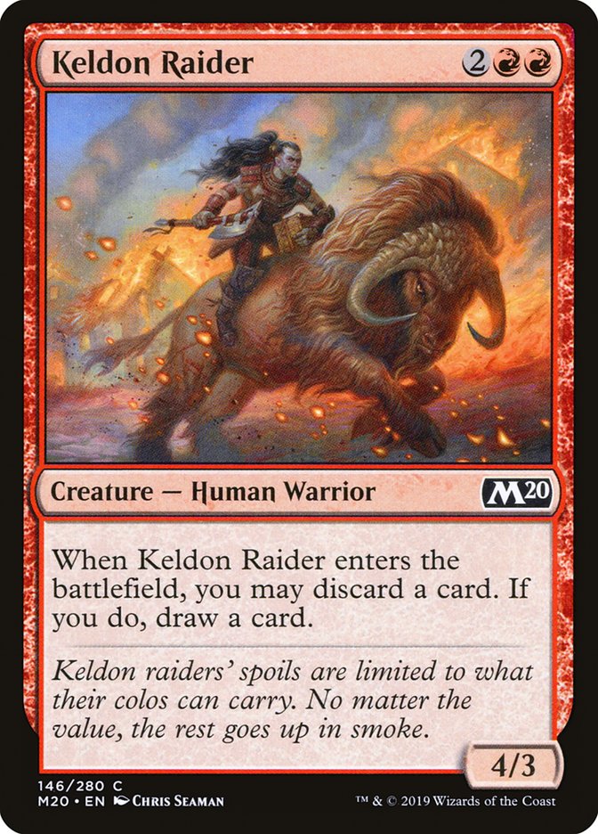 Keldon Raider [Core Set 2020] | Game Haven TX