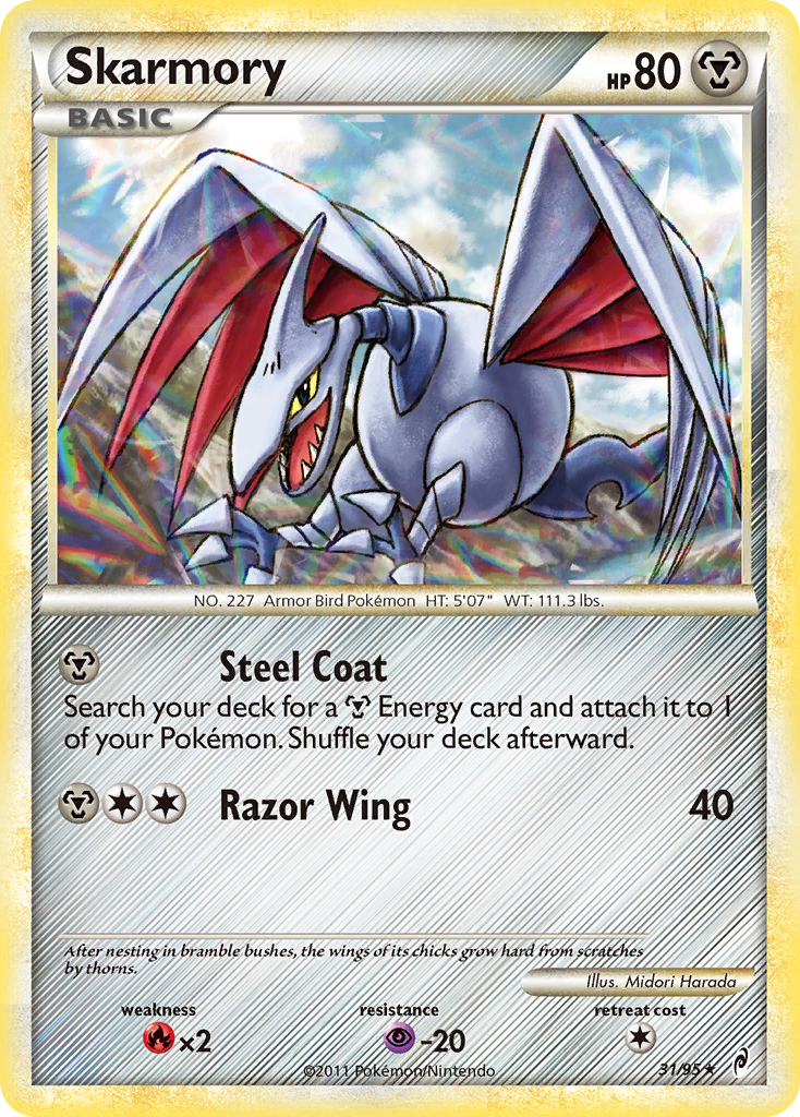 Skarmory (31/95) [HeartGold & SoulSilver: Call of Legends] | Game Haven TX