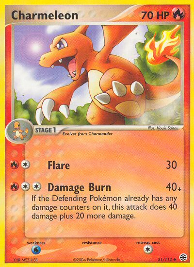 Charmeleon (31/112) [EX: FireRed & LeafGreen] | Game Haven TX