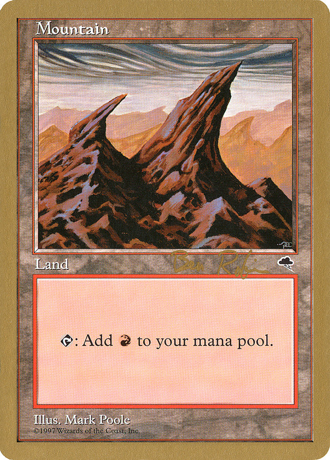 Mountain (br344) (Ben Rubin) [World Championship Decks 1998] | Game Haven TX