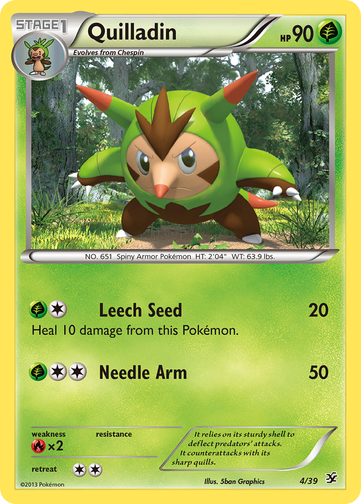 Quilladin (4/39) [XY: Kalos Starter Set] | Game Haven TX
