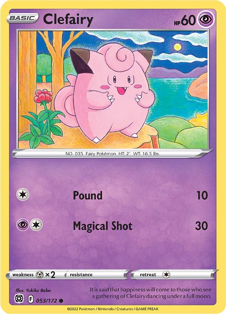 Clefairy (053/172) [Sword & Shield: Brilliant Stars] | Game Haven TX