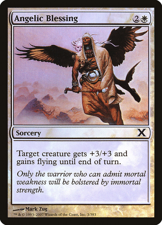 Angelic Blessing (Premium Foil) [Tenth Edition] | Game Haven TX