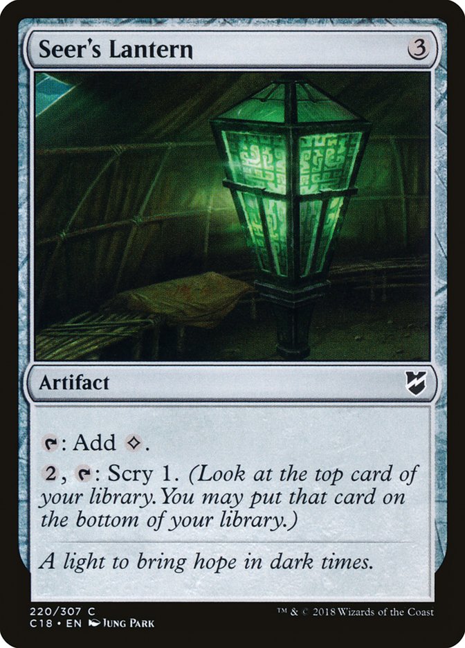 Seer's Lantern [Commander 2018] | Game Haven TX