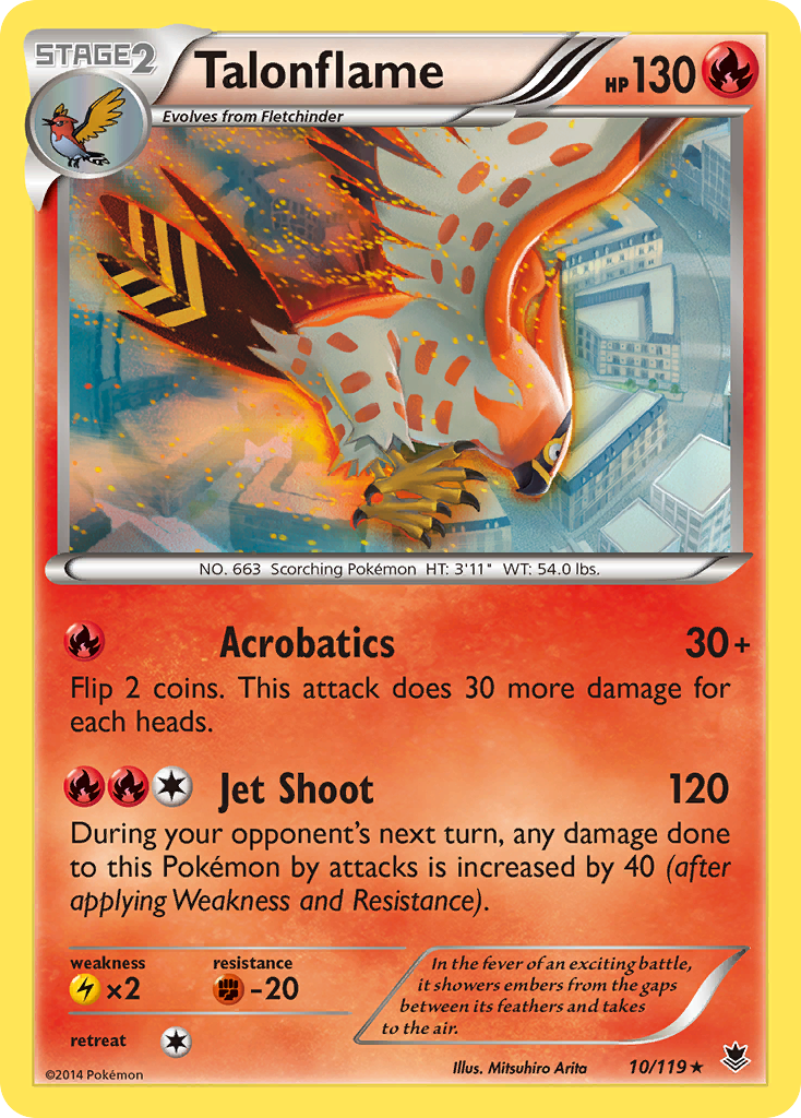 Talonflame (10/119) [XY: Phantom Forces] | Game Haven TX