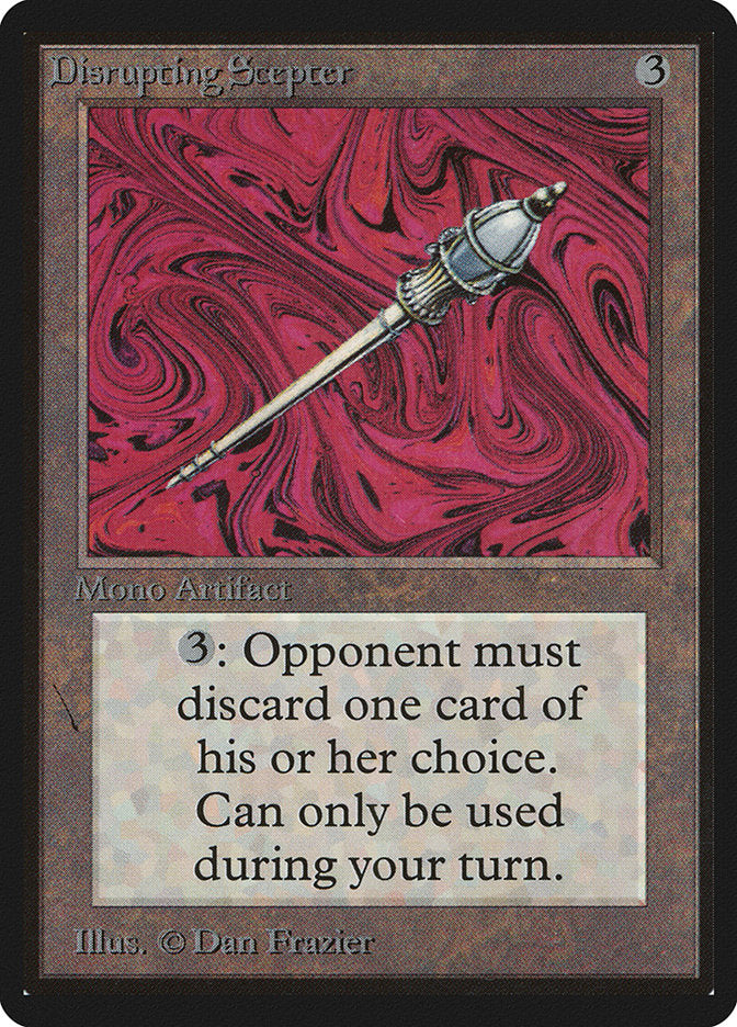 Disrupting Scepter [Limited Edition Beta] | Game Haven TX
